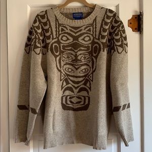Pendleton totem pole wool sweater
